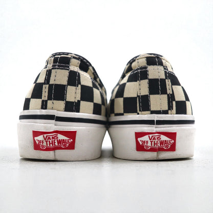 VANS 廃版 アナハイムコレクション オーセンティック ANAHEIM FACTORY AUTHENTIC 44DX ローカットスニーカー 27cm キャンバス フラッグチェック