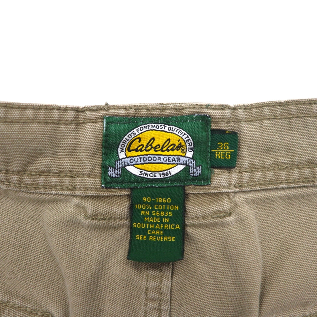 Cabela's 90年代 ブッシュ ショートパンツ XL カーキ コットン ポケット