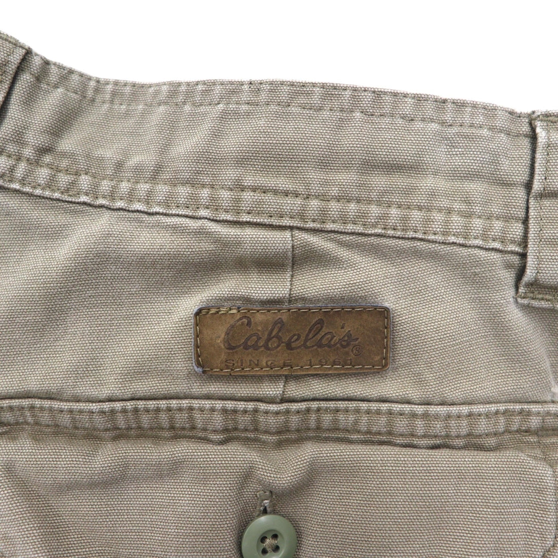 Cabela's 90年代 ブッシュ ショートパンツ XL カーキ コットン ポケット