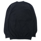 STEVE &amp; BARRY'S Reverse Weave Sweatshirt L Black Cotton Paki Cotton Brushed Back NFL BRONCOS Big Size