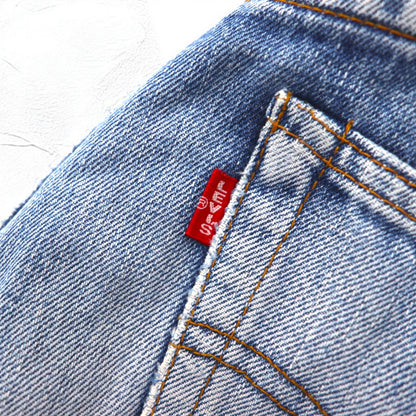 Levi's 90年代 502XX ビッグE セルビッヂ 赤耳 デニムパンツ M インディゴ ブルー TALONジップ 日本製
