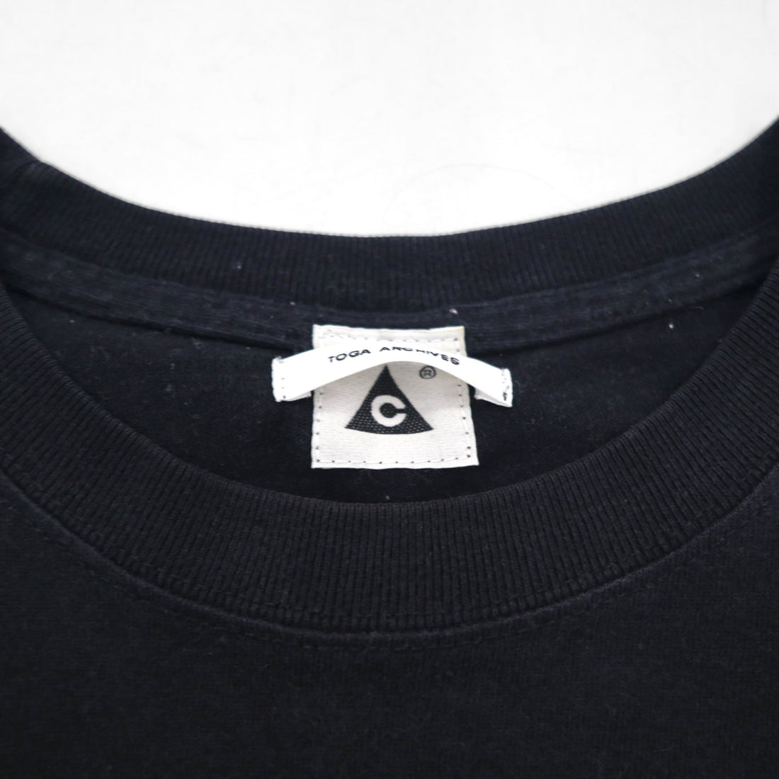 TOGA ARCHIVES × モンゴリアンチョップス トーガ愛 刺繍 Tシャツ M ブラック コットン 大阪店限定