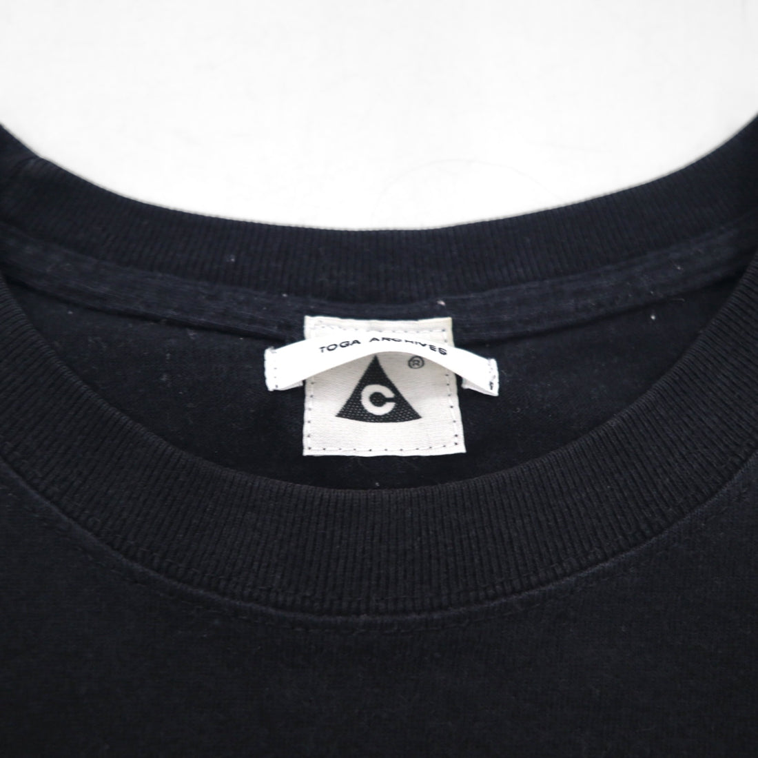 TOGA ARCHIVES × モンゴリアンチョップス トーガ愛 刺繍 Tシャツ M ブラック コットン 大阪店限定