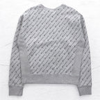 Champion Reverse Weave All-Over Print Sweatshirt, XL, Gray, Blue Single Tag, Reprint, Made in Honduras