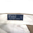Polo Ralph Lauren 90年代 2タック ワイド チノパンツ ポロチノ L ベージュ プリーツ