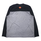 HARLEY DAVIDSON パフォーマンス ロングスリーブ Tシャツ ロンT XL グレー ポリエステル ロゴプリント