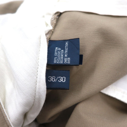 Polo Ralph Lauren 90s Wide-leg Pleated Chino Pants, Size L, Beige