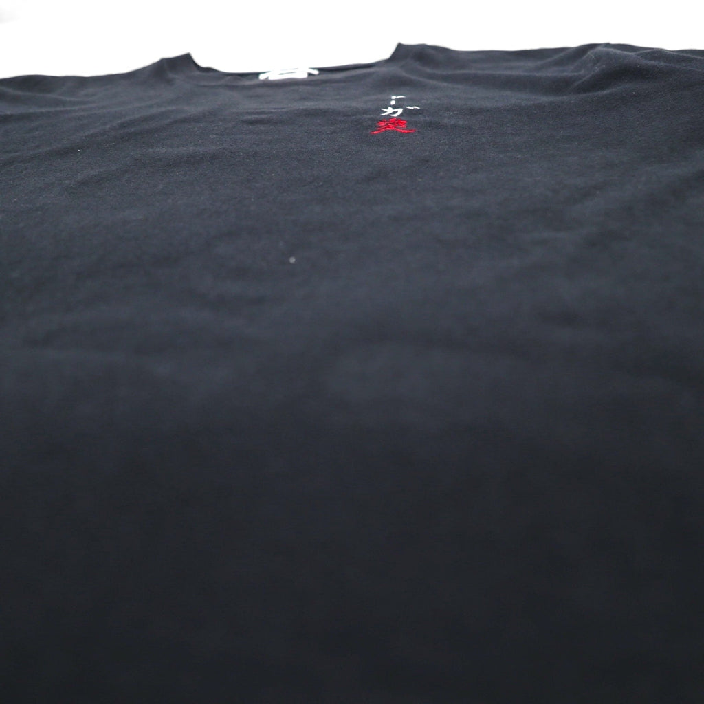 TOGA ARCHIVES × モンゴリアンチョップス トーガ愛 刺繍 Tシャツ M ブラック コットン 大阪店限定