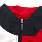 90s Vintage Windbreaker Holloway 90年代 ナイロンジャケット ジャージ XL クレイジーパターン カラーブロック Queen City Rockers