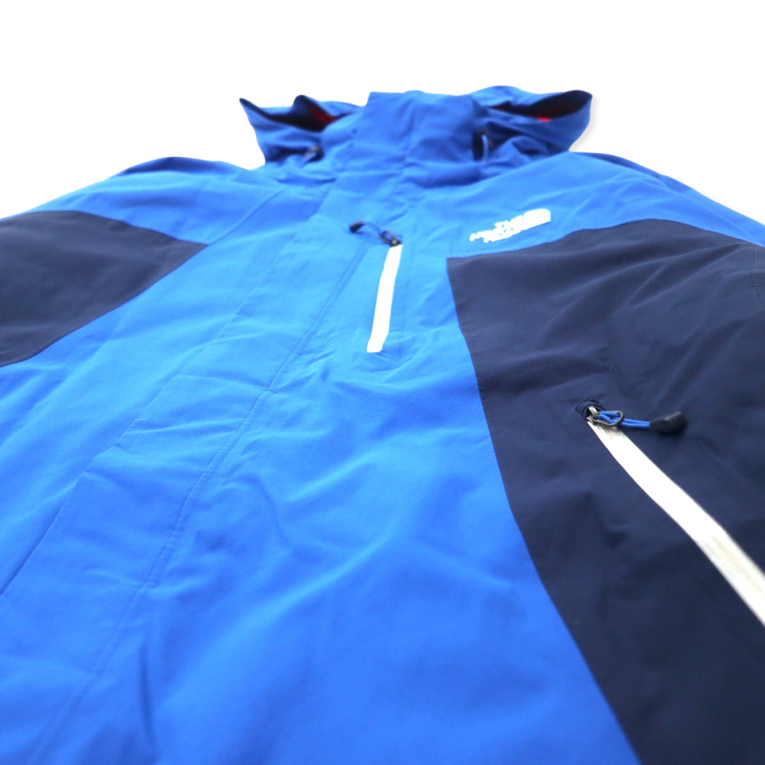 THE NORTH FACE Thermoball Insulation Mountain Parka L Blue Polyester PRIMALOFT Filling THERMOBALL Waterproof Breathable HYVENT Removable Hood
