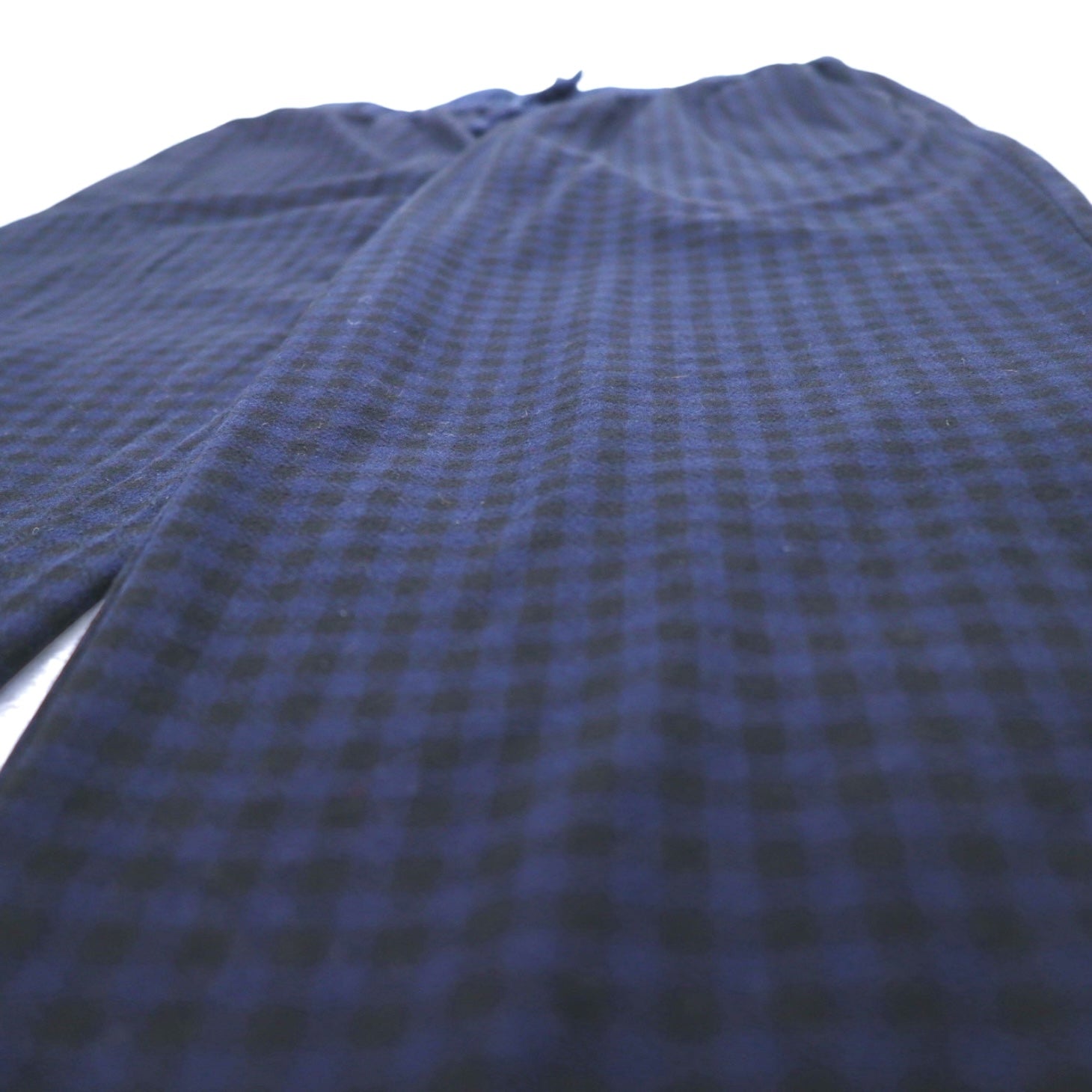 NAUTICA Pajama Pants Easy Pants M Navy Check Polyester