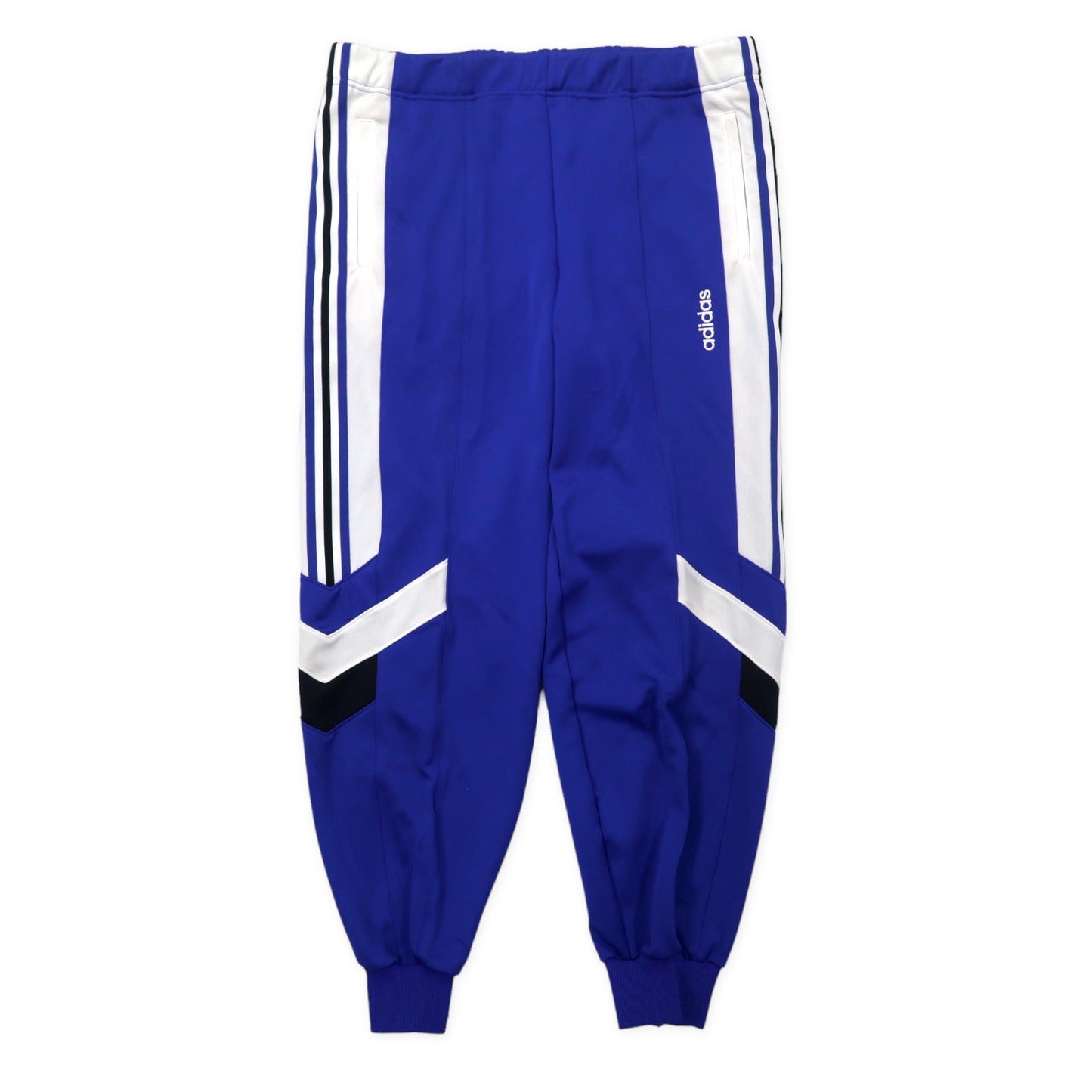 Adidas 80's Descente MADE TRACK PANTS Jersey XO Blue Polyester 3