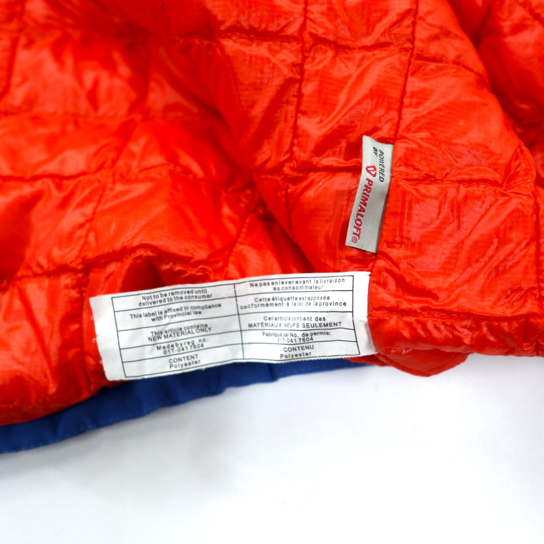 THE NORTH FACE Thermoball Insulation Mountain Parka L Blue Polyester PRIMALOFT Filling THERMOBALL Waterproof Breathable HYVENT Removable Hood