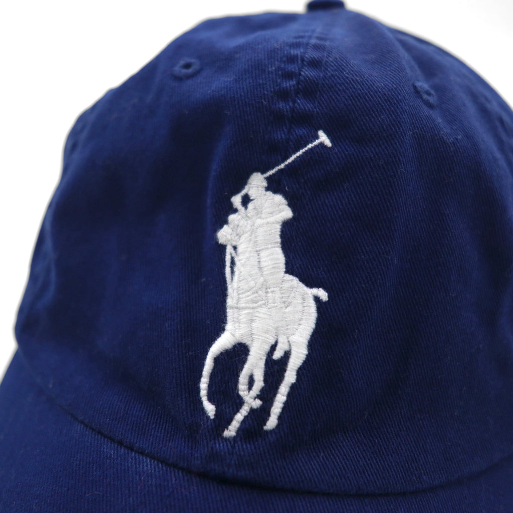 Polo Ralph Lauren Big Pony Baseball Cap, Navy, 6-Panel, Cotton Twill, Embroidered