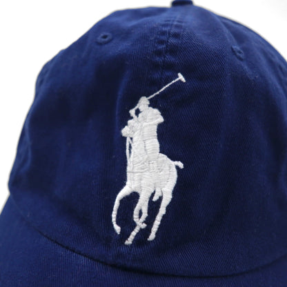 Polo Ralph Lauren ビッグポニー ベースボールキャップ ネイビー 6パネル コットンツイル 刺繍