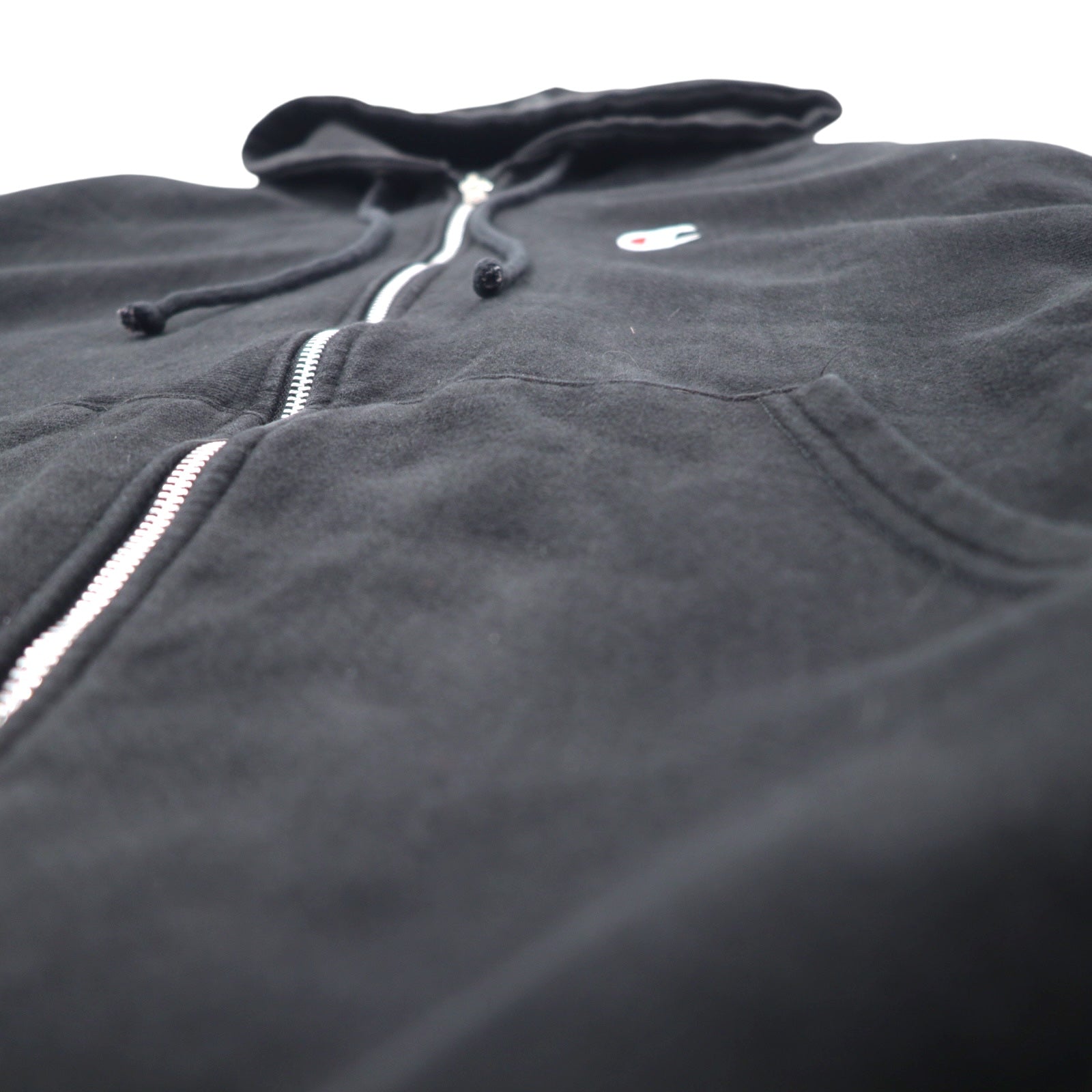 Champion リバースウィーブ REVERSE WEAVE フルジップパーカー L ブラック コットン GF69 ホンジュラス製