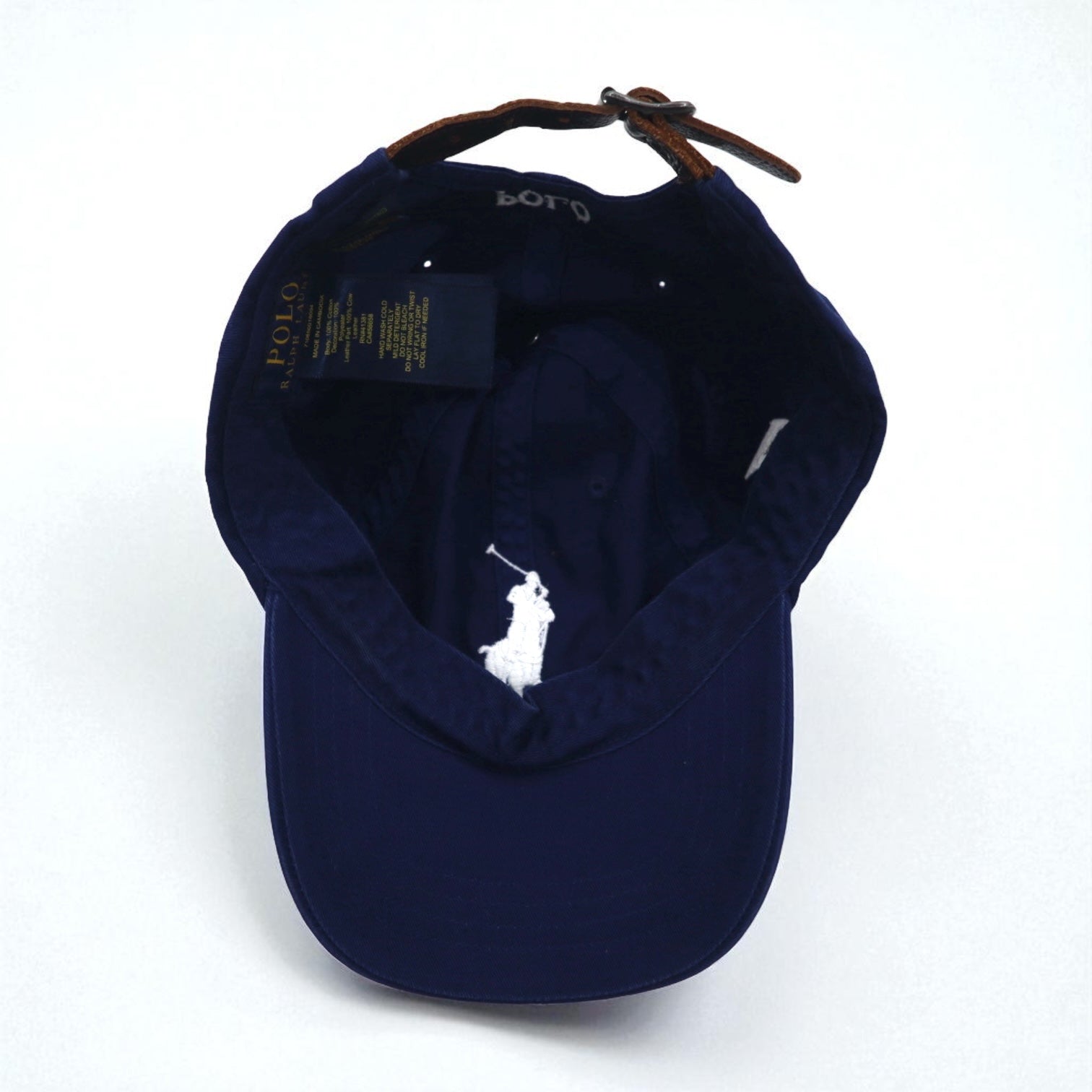 Polo Ralph Lauren Big Pony Baseball Cap, Navy, 6-Panel, Cotton Twill, Embroidered