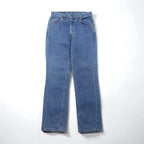 Levi's 90s Made in Canada Denim Jeans, Size M, Indigo, 619, Orange Tab, Zipper Fly