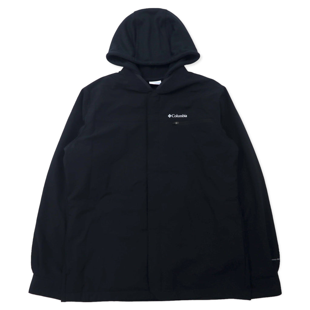 日本然リトテ-古着オンライン-Columbia テックトレイル シャツ ジャケット インターチェンジ L ブラック ポリエステル OMNI-SHIELD 撥水 レイヤード フードライナー着脱式 TECH TRAIL SHIRT JACKET INTERCHANGE EE0215-COLUMBIA Tech Trail Shirt Jacket Interchange L Black Polyester Omni-Shield Water-repellent Layer Hoodie Liner DETACHAIL SHIRT JACKET JACKET interc some EE0215