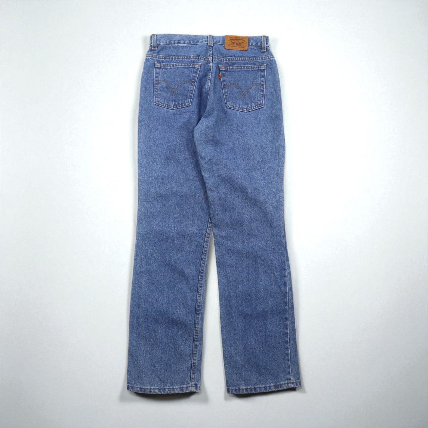 Levi's 90s Made in Canada Denim Jeans, Size M, Indigo, 619, Orange Tab, Zipper Fly