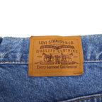 Levi's 90s Made in Canada Denim Jeans, Size M, Indigo, 619, Orange Tab, Zipper Fly
