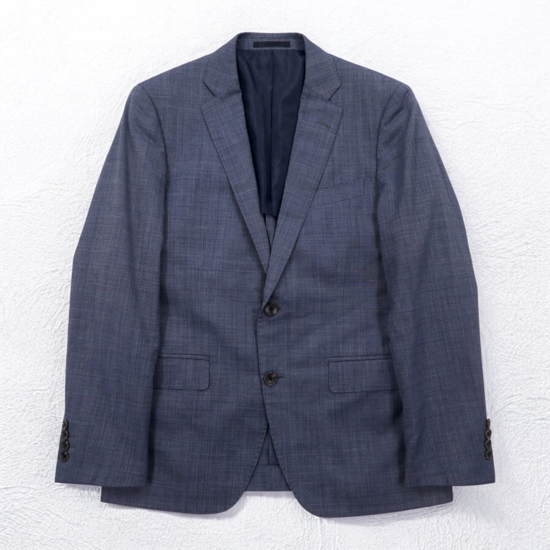 ONLY 2B Suit Set Up S Blue Wool Polyester