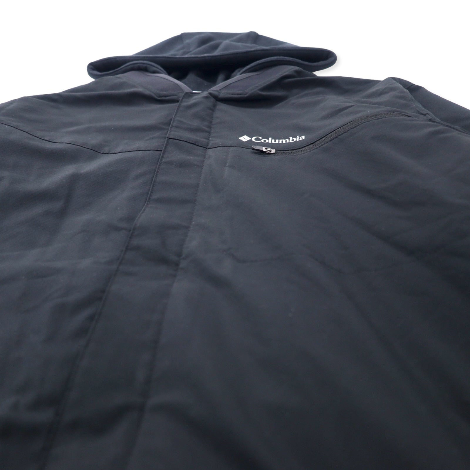 Columbia テックトレイル シャツ ジャケット インターチェンジ L ブラック ポリエステル OMNI-SHIELD 撥水 レイヤード フードライナー着脱式 TECH TRAIL SHIRT JACKET INTERCHANGE EE0215