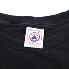 HARLEY DAVIDSON USA製 DELTA ボディ ファイヤーパターン Tシャツ 2XL ブラック ロゴプリント PRO WEIGHT