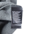 THE NORTH FACE フリースジャケット L グレー ポリエステル ロゴ刺繍 ドローコード エルサルバドル製
