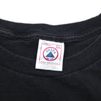 HARLEY DAVIDSON USA製 DELTA ボディ ファイヤーパターン Tシャツ 2XL ブラック ロゴプリント PRO WEIGHT