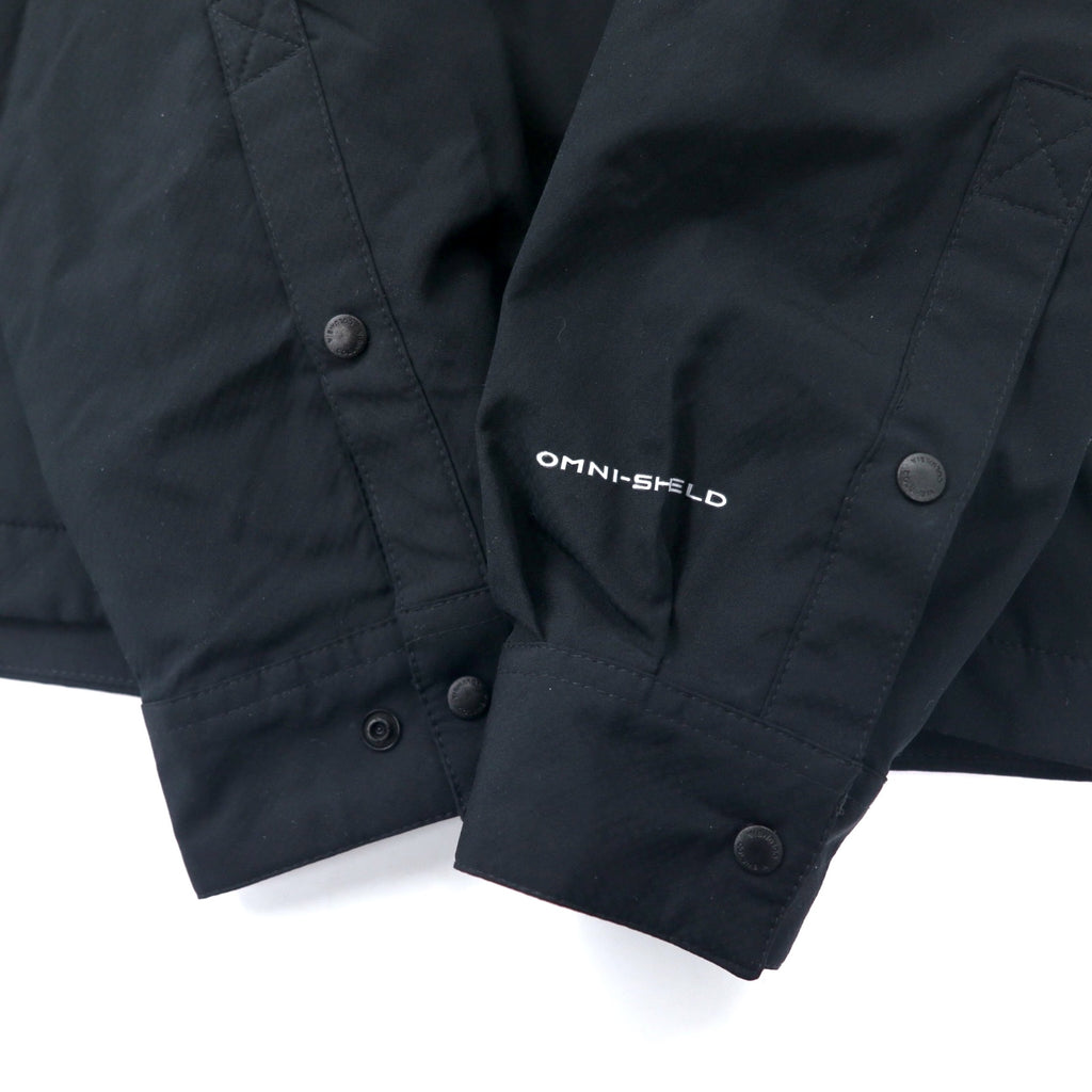 Columbia テックトレイル シャツ ジャケット インターチェンジ L ブラック ポリエステル OMNI-SHIELD 撥水 レイヤード フードライナー着脱式 TECH TRAIL SHIRT JACKET INTERCHANGE EE0215