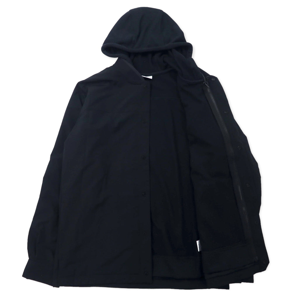 Columbia テックトレイル シャツ ジャケット インターチェンジ L ブラック ポリエステル OMNI-SHIELD 撥水 レイヤード フードライナー着脱式 TECH TRAIL SHIRT JACKET INTERCHANGE EE0215