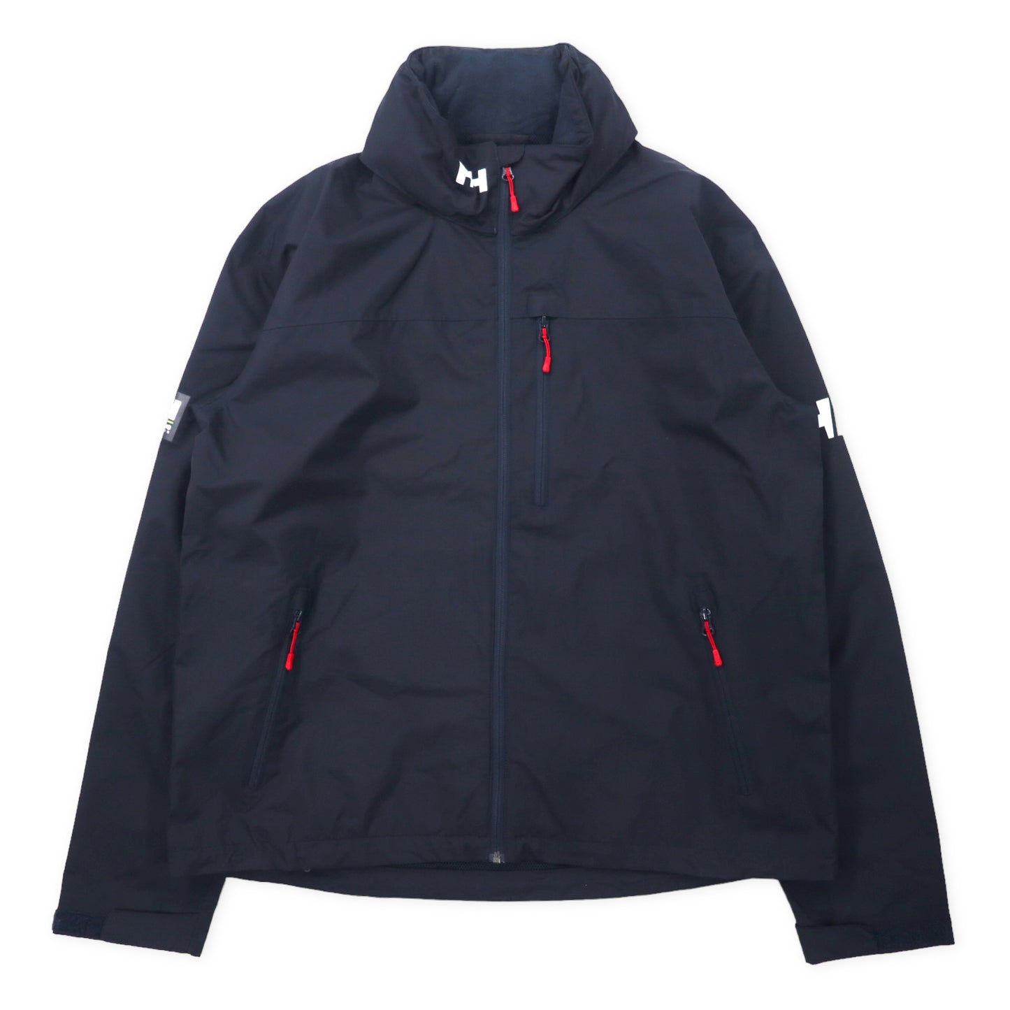 HELLY HANSEN セーリングジャケット マウンテンパーカー 2XL ネイビー ポリエステル 防水 HELLY TECH フード収納式 Men's Crew Hooded Waterproof Sailing Jacket 33875