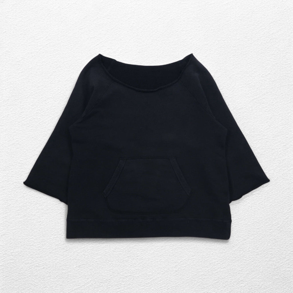 SUNSEA Cut-off POP ART Sweatshirt FREE Black Front Pocket