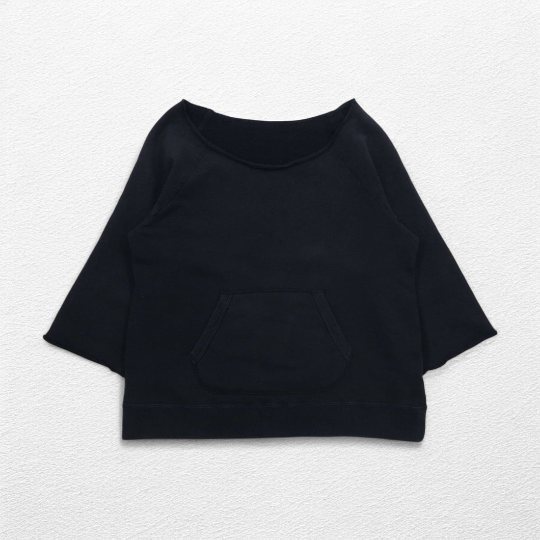 SUNSEA Cut-off POP ART Sweatshirt FREE Black Front Pocket