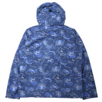 Columbia Hazen Patterned Jacket XL Blue All Over Pattern Nylon Water Repellent Packable HAZEN PATTERNED JACKET PM3728