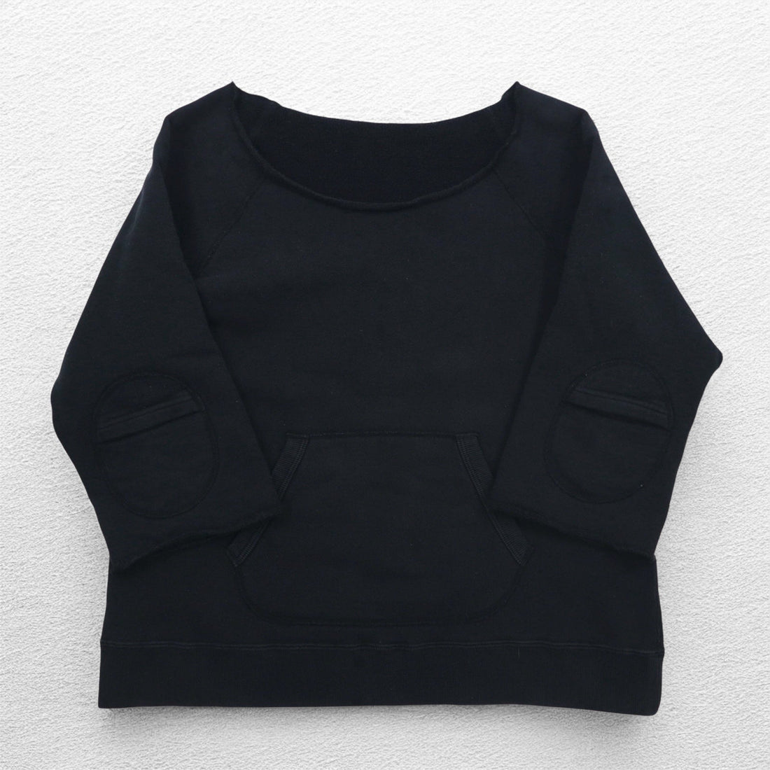 SUNSEA Cut-off POP ART Sweatshirt FREE Black Front Pocket