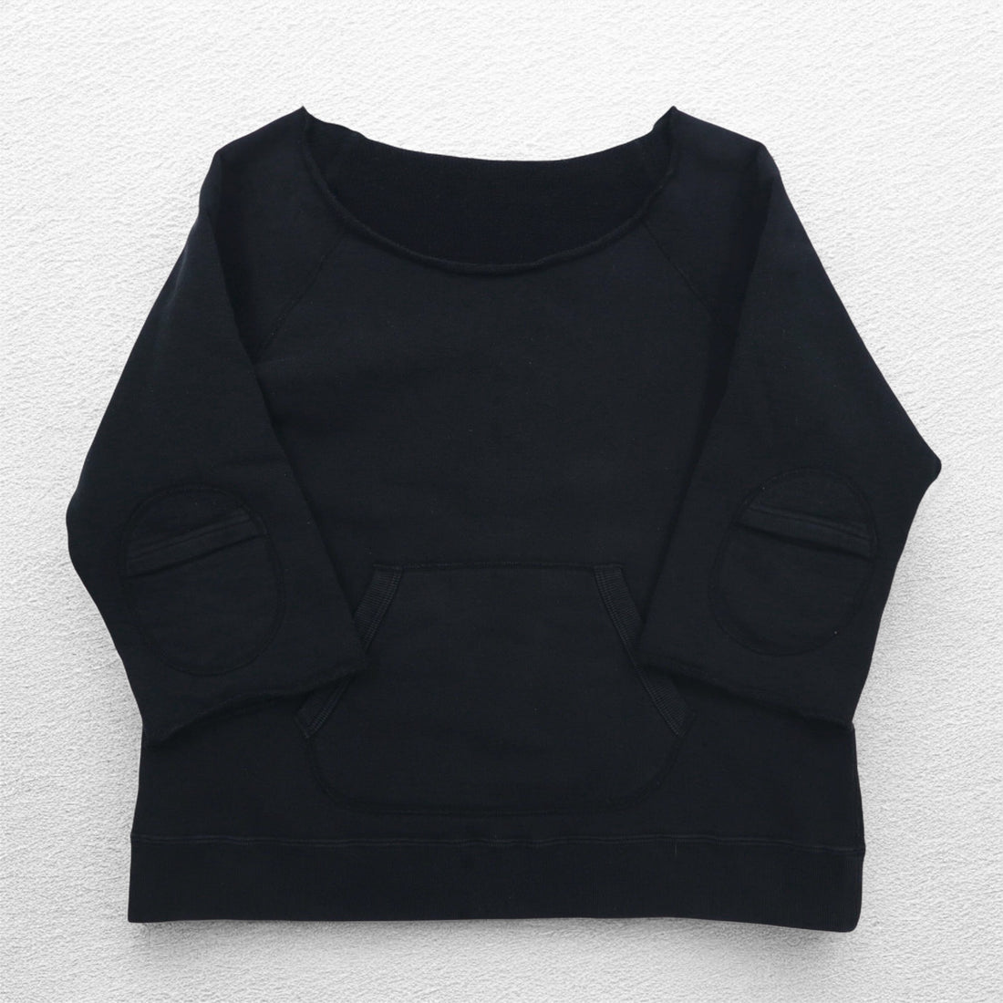 SUNSEA Cut-off POP ART Sweatshirt FREE Black Front Pocket