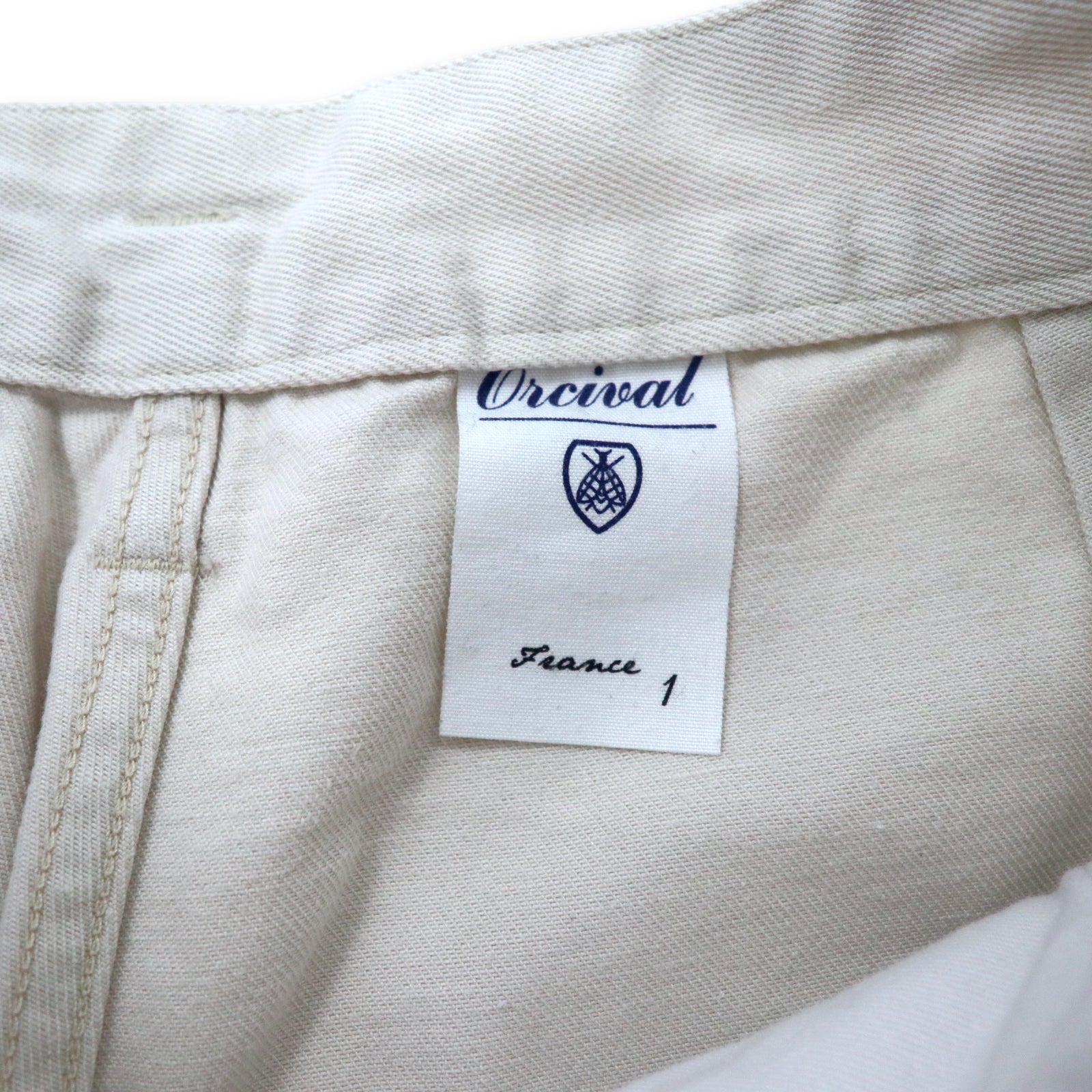 韓国 ファッション通販 1 Pants Marine ORCIVAL White Made Japan 20S-TS-003 Cotton パンツ