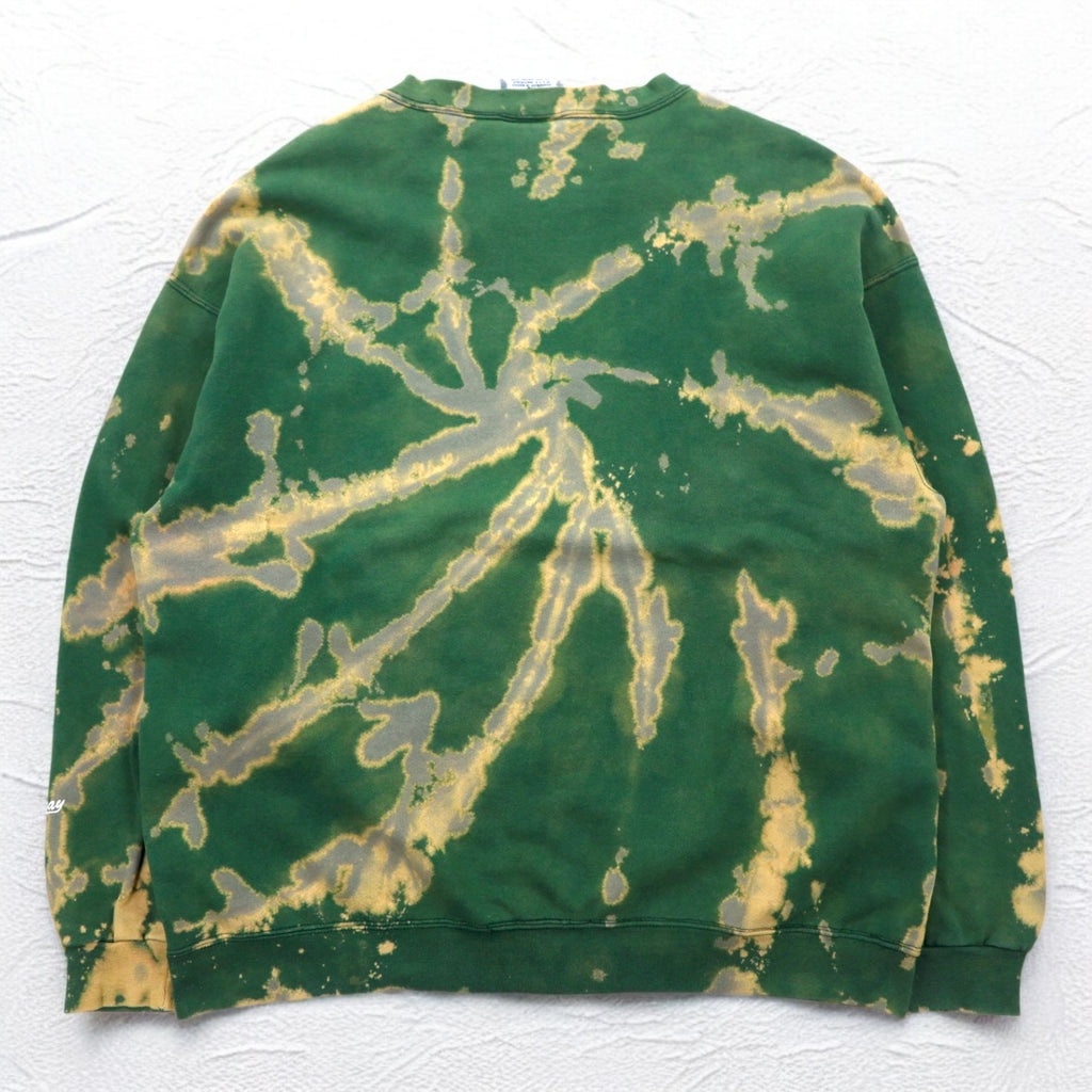 Lee 90s Pathway SKATEBOARDS Sweatshirt XL Green Tie-dye Premium Cotton Made in Mexico