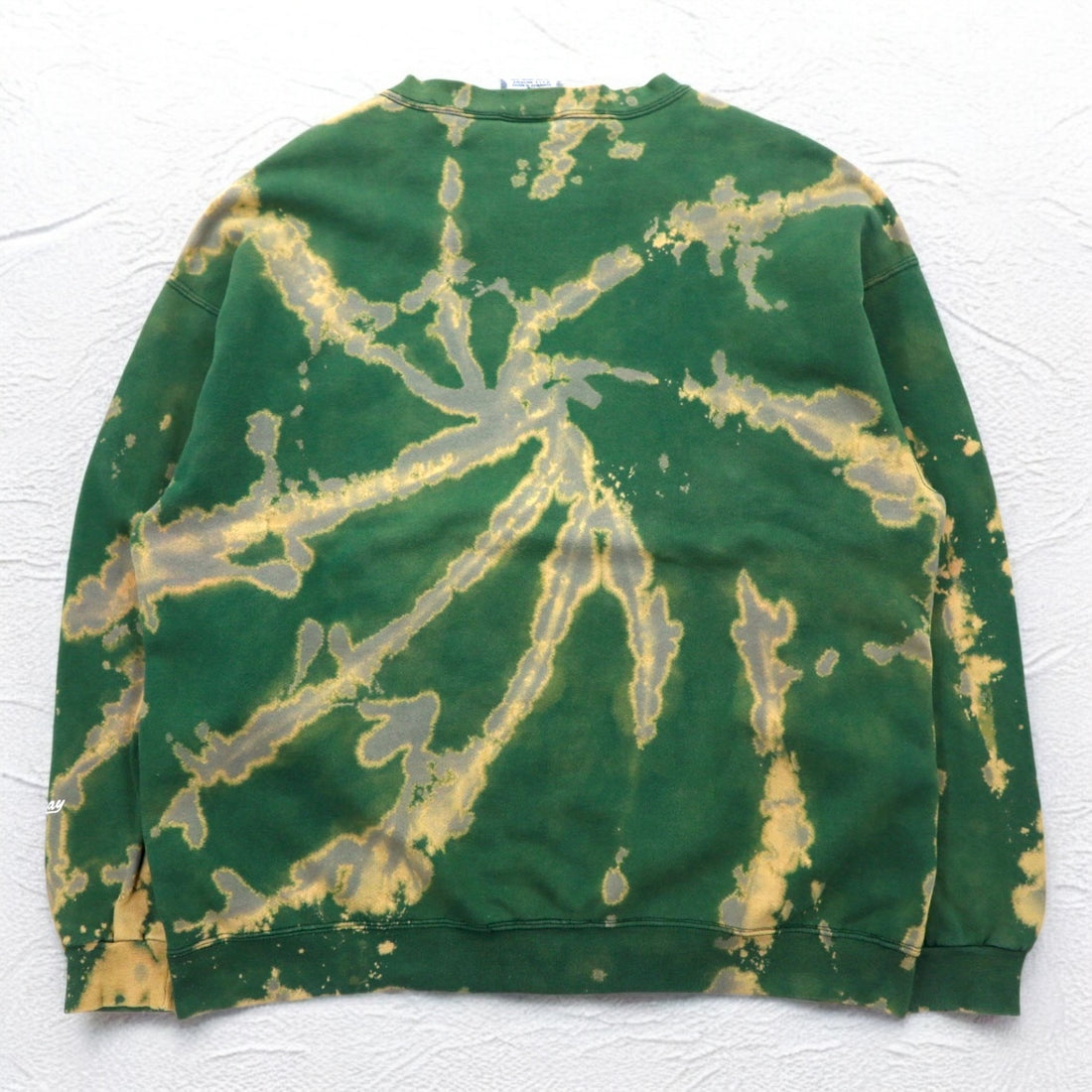 Lee 90s Pathway SKATEBOARDS Sweatshirt XL Green Tie-dye Premium Cotton Made in Mexico