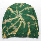 Lee 90s Pathway SKATEBOARDS Sweatshirt XL Green Tie-dye Premium Cotton Made in Mexico