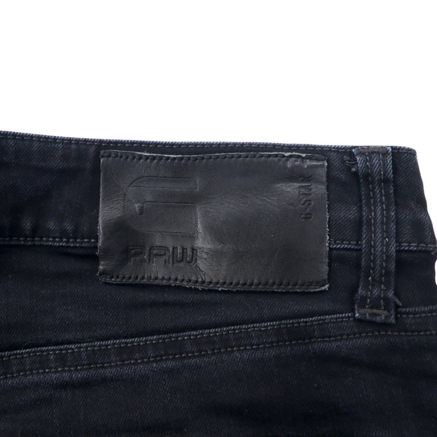G-STAR RAW Black Denim Pants 32 Slim Stretch 3301