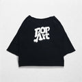 SUNSEA Cut-off POP ART Sweatshirt FREE Black Front Pocket