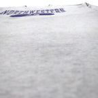 Champion 90年代 USA製 オーバーサイズ 半袖 スウェット Tシャツ L グレー NCAA NORTHWESTERN フットボール