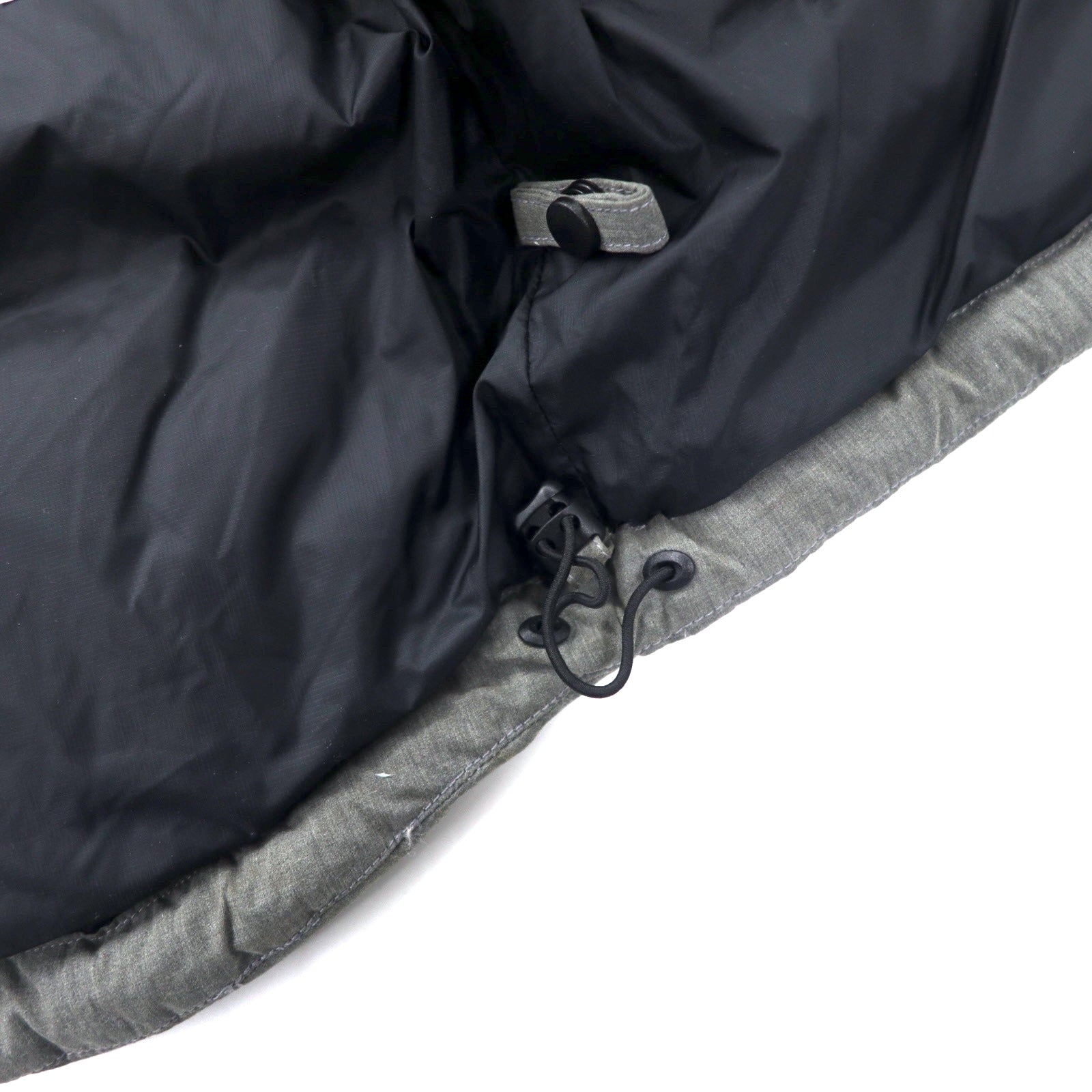 Columbia Deep Canyon Vest Down Vest M Gray Polyester Cotton Heather Ridge Cross Durable Water Repellent Teflon Treatment PM1053