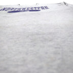 Champion 90年代 USA製 オーバーサイズ 半袖 スウェット Tシャツ L グレー NCAA NORTHWESTERN フットボール