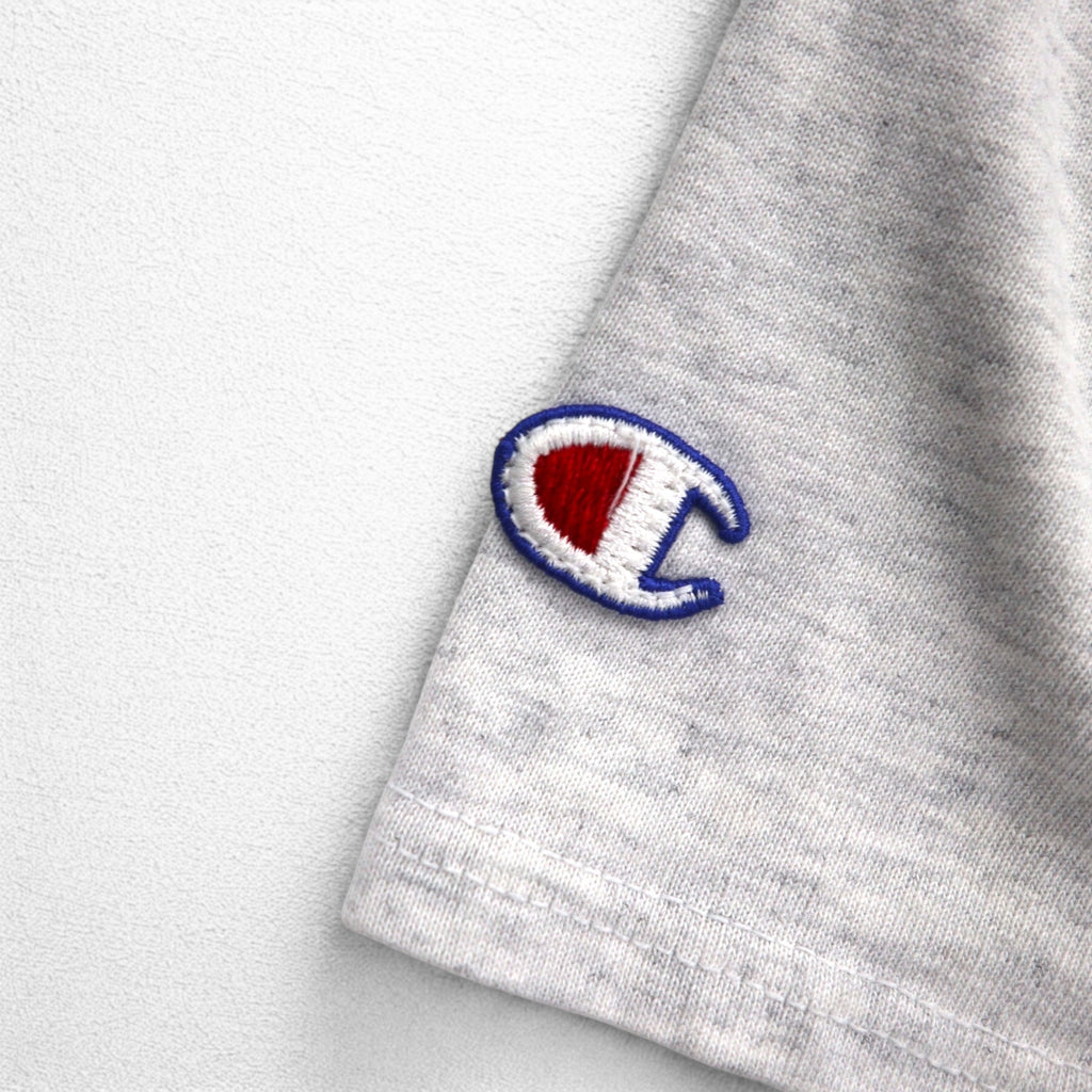 Champion 90年代 USA製 オーバーサイズ 半袖 スウェット Tシャツ L グレー NCAA NORTHWESTERN フットボール