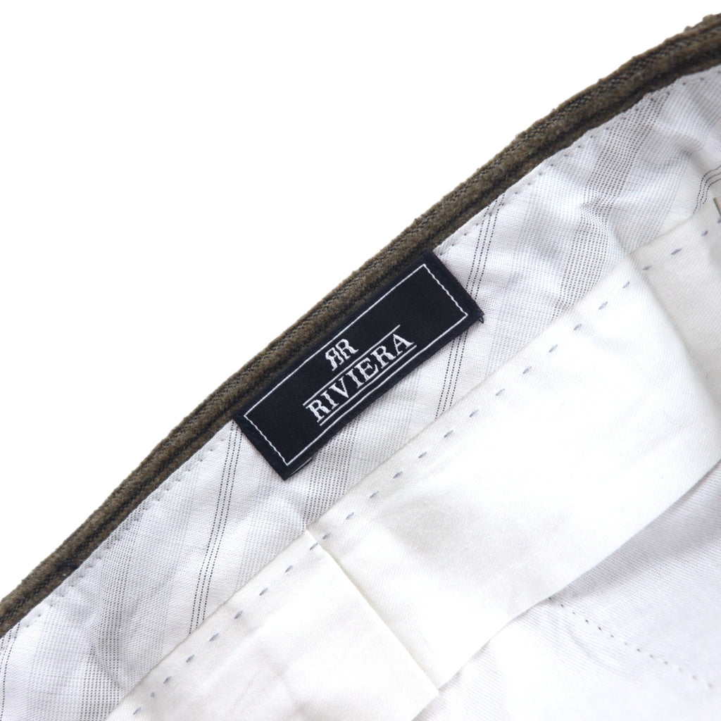 Loro Piana ZELANDER × M.S.McCLELLAN コーデュロイパンツ 36 ブラウン ウール