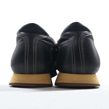 BURBERRY カーフレザー ローカットスニーカー 26.5cm ブラック BU1340